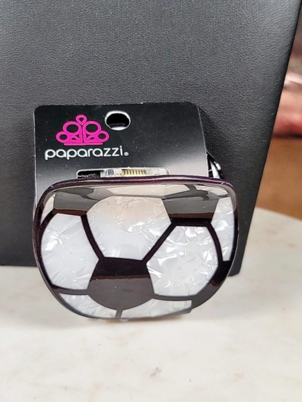 paparazzi Soccer Hair Clip